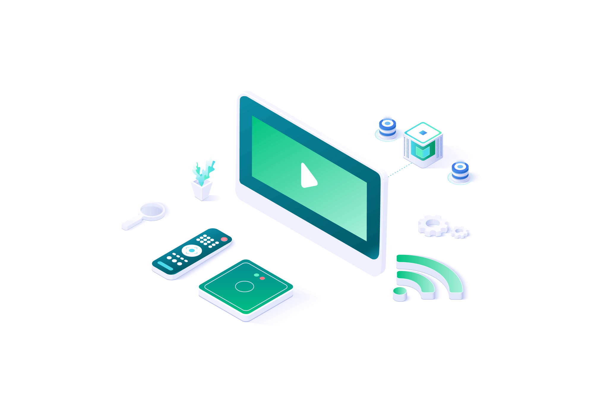 Scalable marketing channel illustration Scalable marketing channel illustration